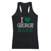 W Republic Women's I Love Tank Shirt George Mason Patriots 532-221