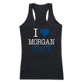 W Republic Women's I Love Tank Shirt Morgan State Bears 532-224