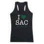 W Republic Women's I Love Tank Shirt Sacramento State Hornets 532-231