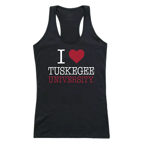 W Republic Women's I Love Tank Shirt Tuskegee Golden Tigers 532-240