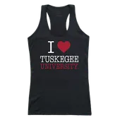 W Republic Women's I Love Tank Shirt Tuskegee Golden Tigers 532-240