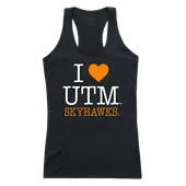 W Republic Women's I Love Tank Shirt Ut Martin Skyhawks 532-241