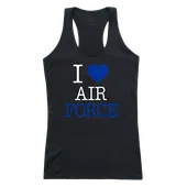 W Republic Women's I Love Tank Shirt Air Force Falcons 532-242