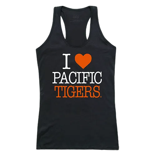 W Republic Women's I Love Tank Shirt Pacific University Boxers 532-248