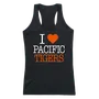 W Republic Women's I Love Tank Shirt Pacific University Boxers 532-248