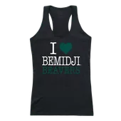 W Republic Women's I Love Tank Shirt Bemidji State Beavers 532-266