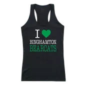 W Republic Women's I Love Tank Shirt Binghamton University Bearcats 532-267