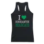 W Republic Women's I Love Tank Shirt Binghamton University Bearcats 532-267