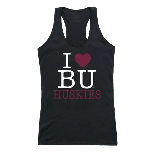 W Republic Women's I Love Tank Shirt Bloomsburg University Huskies 532-268