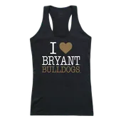 W Republic Women's I Love Tank Shirt Bryant University Bulldogs 532-272