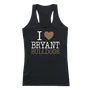 W Republic Women's I Love Tank Shirt Bryant University Bulldogs 532-272