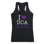 W Republic Women's I Love Tank Shirt Central Arkansas Bears 532-278