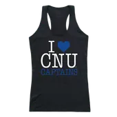 W Republic Women's I Love Tank Shirt Christopher Newport Captains 532-279