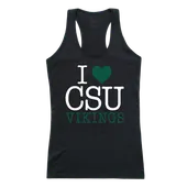 W Republic Women's I Love Tank Shirt Cleveland State University 532-282