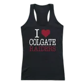 W Republic Women's I Love Tank Shirt Colgate University Raiders 532-283