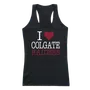 W Republic Women's I Love Tank Shirt Colgate University Raiders 532-283