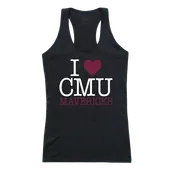 W Republic Women's I Love Tank Shirt Colorado Mesa University Mavericks 532-284