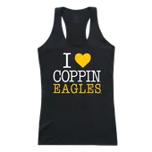 W Republic Women's I Love Tank Shirt Coppin State Eagles 532-286