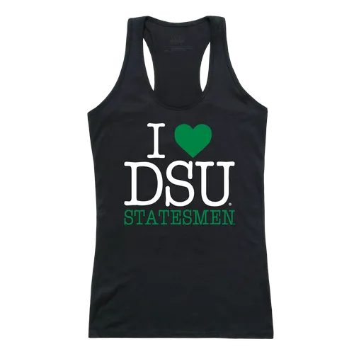 W Republic Women's I Love Tank Shirt Delta State University Statesmen 532-289