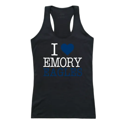 W Republic Women's I Love Tank Shirt Emory Eagles 532-299