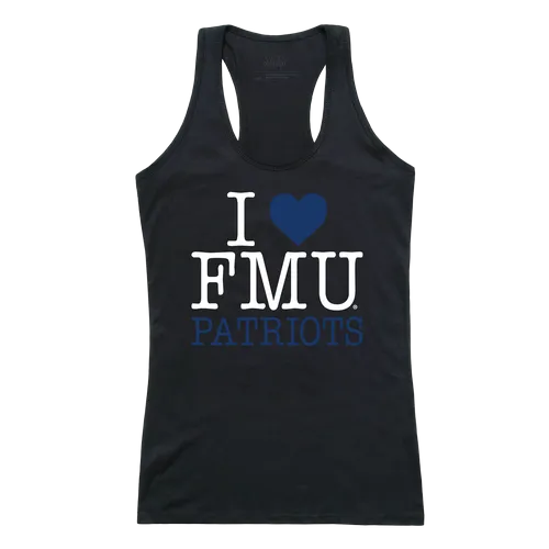 W Republic Women's I Love Tank Shirt Francis Marion Patriots 532-306