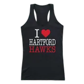 W Republic Women's I Love Tank Shirt University Of Hartford Hawks 532-310