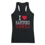 W Republic Women's I Love Tank Shirt University Of Hartford Hawks 532-310