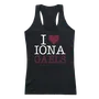 W Republic Women's I Love Tank Shirt Iona College Gaels 532-315