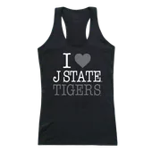 W Republic Women's I Love Tank Shirt Jackson State Tigers 532-317