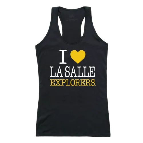 W Republic Women's I Love Tank Shirt La Salle Explorers 532-322