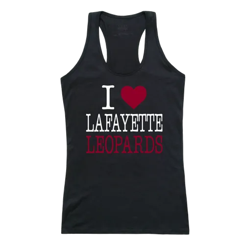 W Republic Women's I Love Tank Shirt Lafayette Leopards 532-323