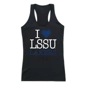 W Republic Women's I Love Tank Shirt Lake Superior State University Lakers 532-325