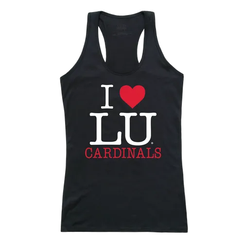 W Republic Women's I Love Tank Shirt Lamar Cardinals 532-326