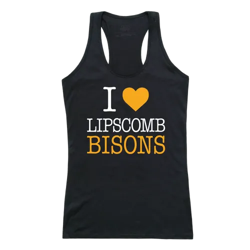 W Republic Women's I Love Tank Shirt Lipscomb Bisons 532-328