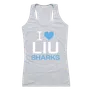 W Republic Women's I Love Tank Shirt Long Island Sharks 532-329