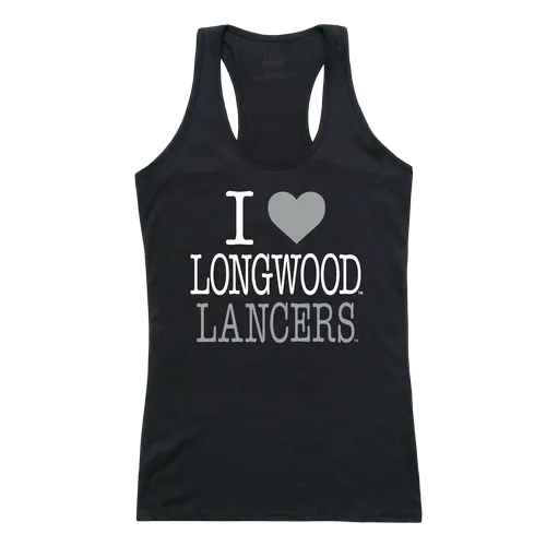 W Republic Women's I Love Tank Shirt Longwood Lancers 532-330