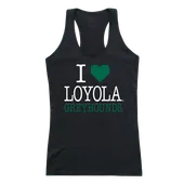 W Republic Women's I Love Tank Shirt Loyola Maryland Greyhounds 532-332