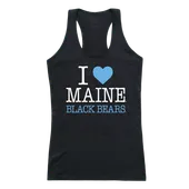 W Republic Women's I Love Tank Shirt Maine Black Bears 532-334