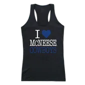 W Republic Women's I Love Tank Shirt Mcneese State Cowboys 532-338