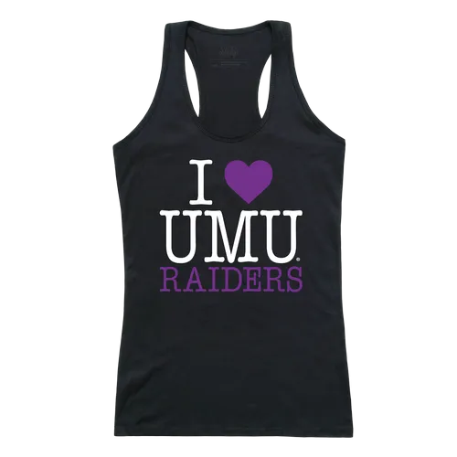 W Republic Women's I Love Tank Shirt Mount Union Raiders 532-348