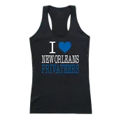 W Republic Women's I Love Tank Shirt New Orleans Privateers 532-349