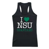 W Republic Women's I Love Tank Shirt Norfolk State Spartans 532-350