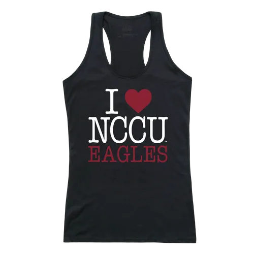 W Republic Women's I Love Tank Shirt North Carolina Central Eagles 532-353