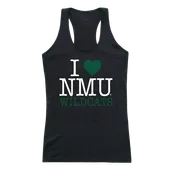 W Republic Women's I Love Tank Shirt Northern Michigan Wildcats 532-357