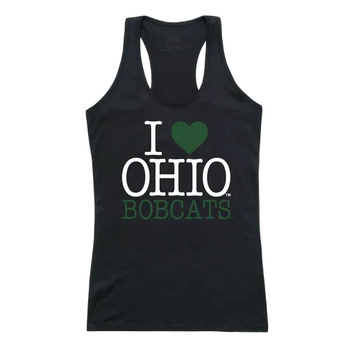 W Republic Women's I Love Tank Shirt Ohio Bobcats 532-360