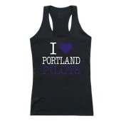 W Republic Women's I Love Tank Shirt Portland Pilots 532-363