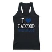 W Republic Women's I Love Tank Shirt Radford Highlanders 532-366