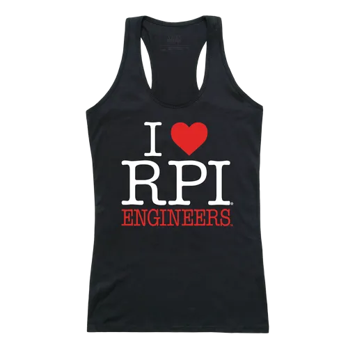 W Republic Women's I Love Tank Shirt Rensselaer Polytechnic Institute 532-367