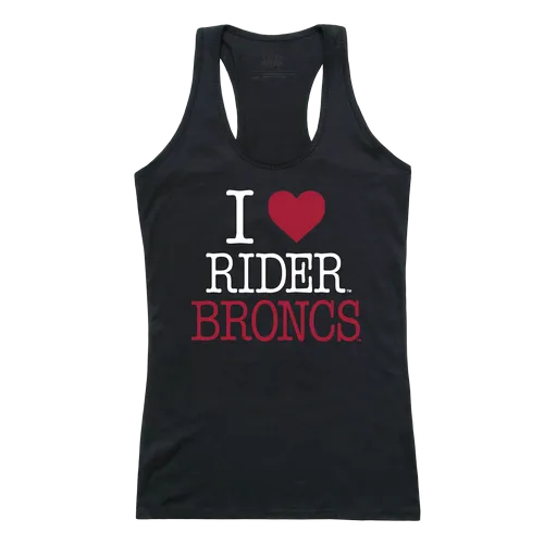 W Republic Women's I Love Tank Shirt Rider University Broncos 532-368