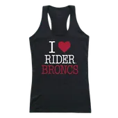 W Republic Women's I Love Tank Shirt Rider University Broncos 532-368